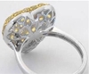 Heart Yellow Sapphire Ring 